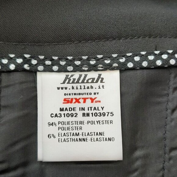 KILLAH by MISS SIXTY | Italy Side Sequin Tape Trousers Dress Pants Black Sz 28 - Picture 13 of 14